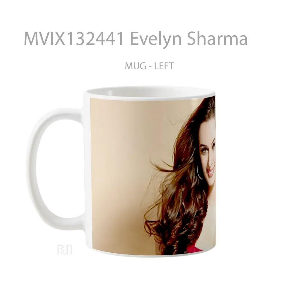Mug Evelyn Sharma Gelas Keramik Unik - All-side / Desain