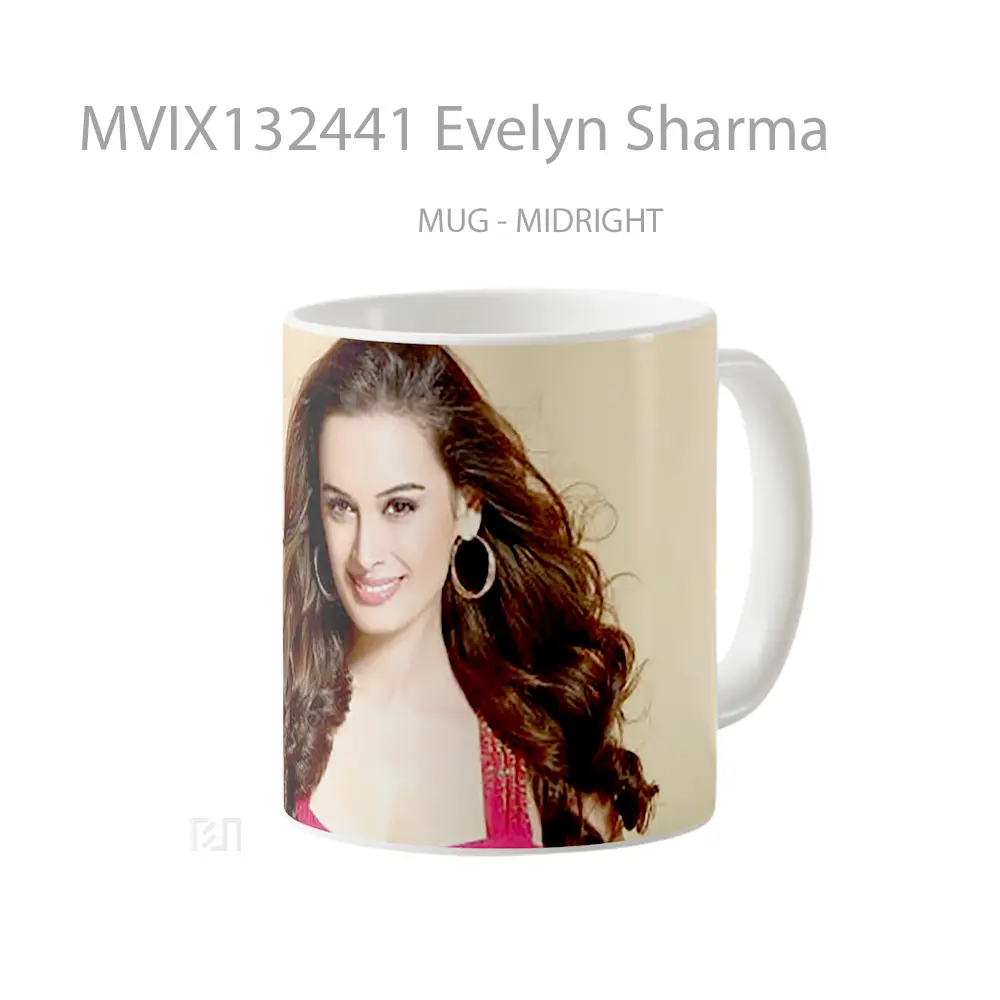 Mug Evelyn Sharma Gelas Keramik Unik - All-side / Desain