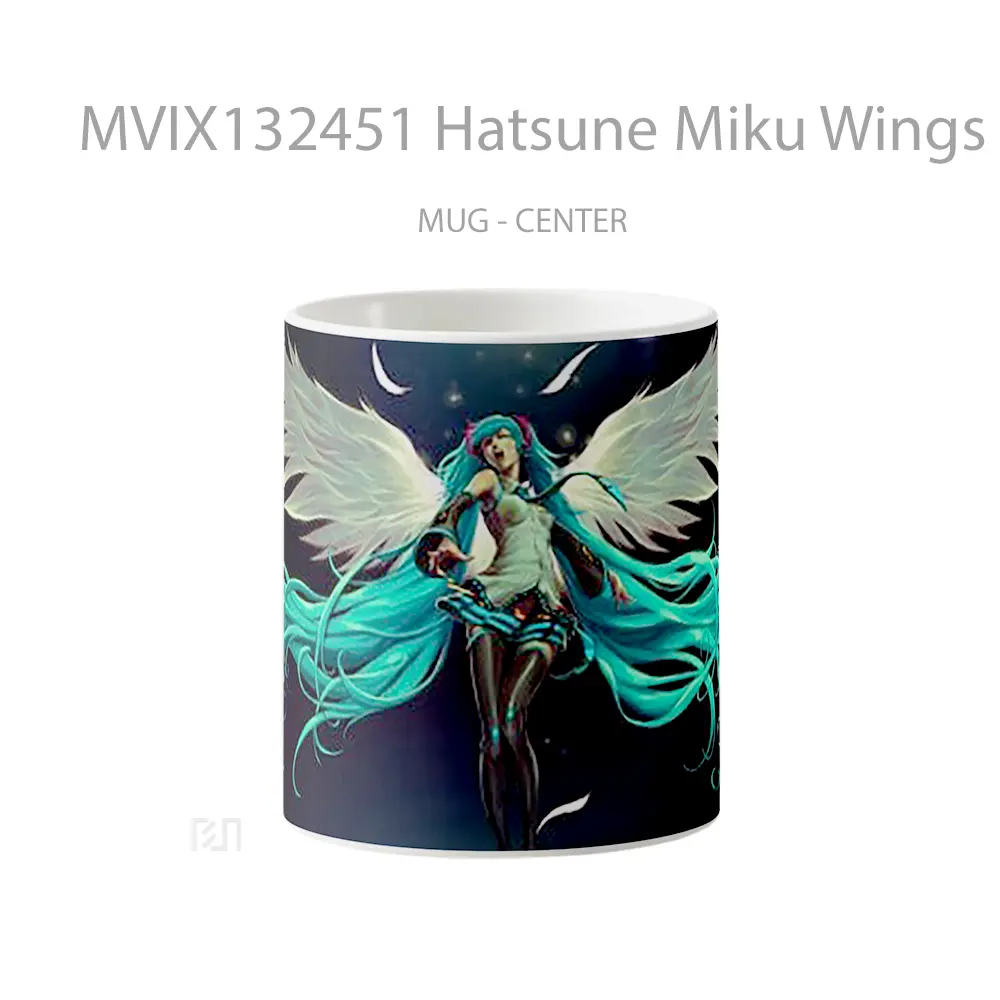 Mug Hatsune Miku Wings Anime Cangkir Anime