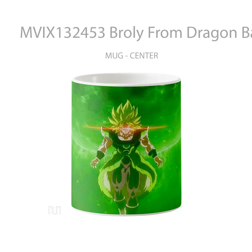 Mug Broly From Dragon Ball Super Cangkir Anime