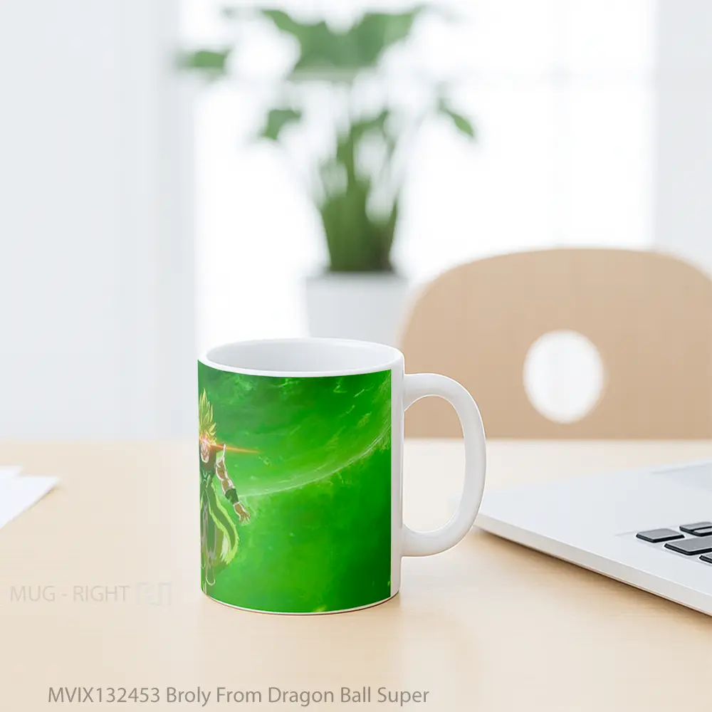 Mug Broly From Dragon Ball Super Cangkir Anime - All-side / Desain