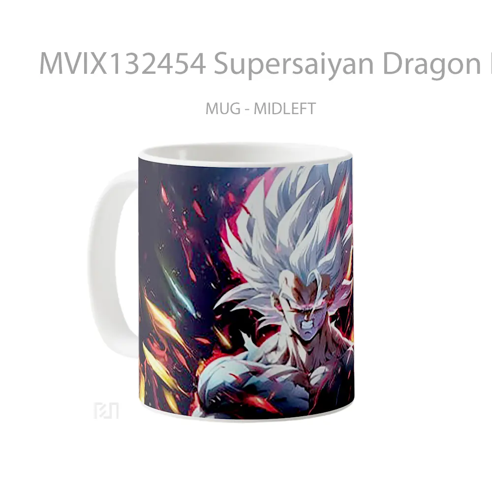Mug Supersaiyan Dragon Ball Cangkir Anime - All-side / Desain