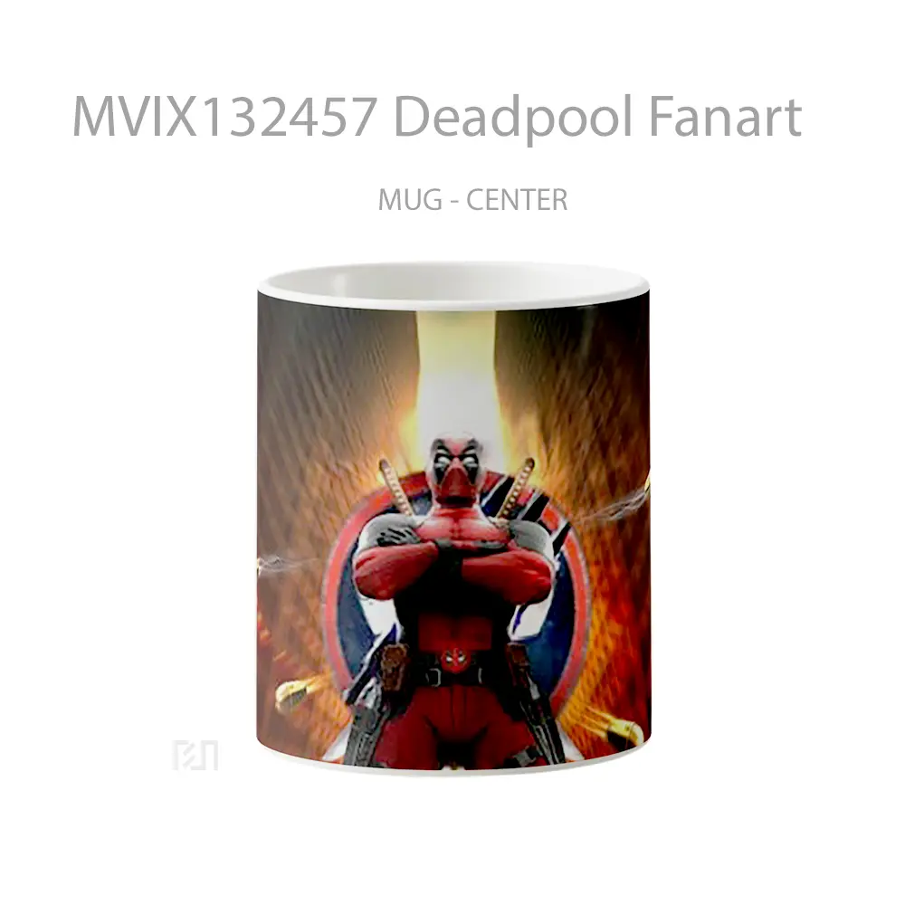 Mug Deadpool Fanart Gelas Superhero
