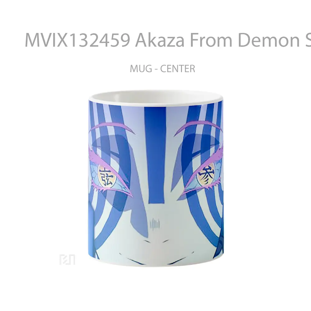 Mug Akaza From Demon Slayer V1 Cangkir Anime