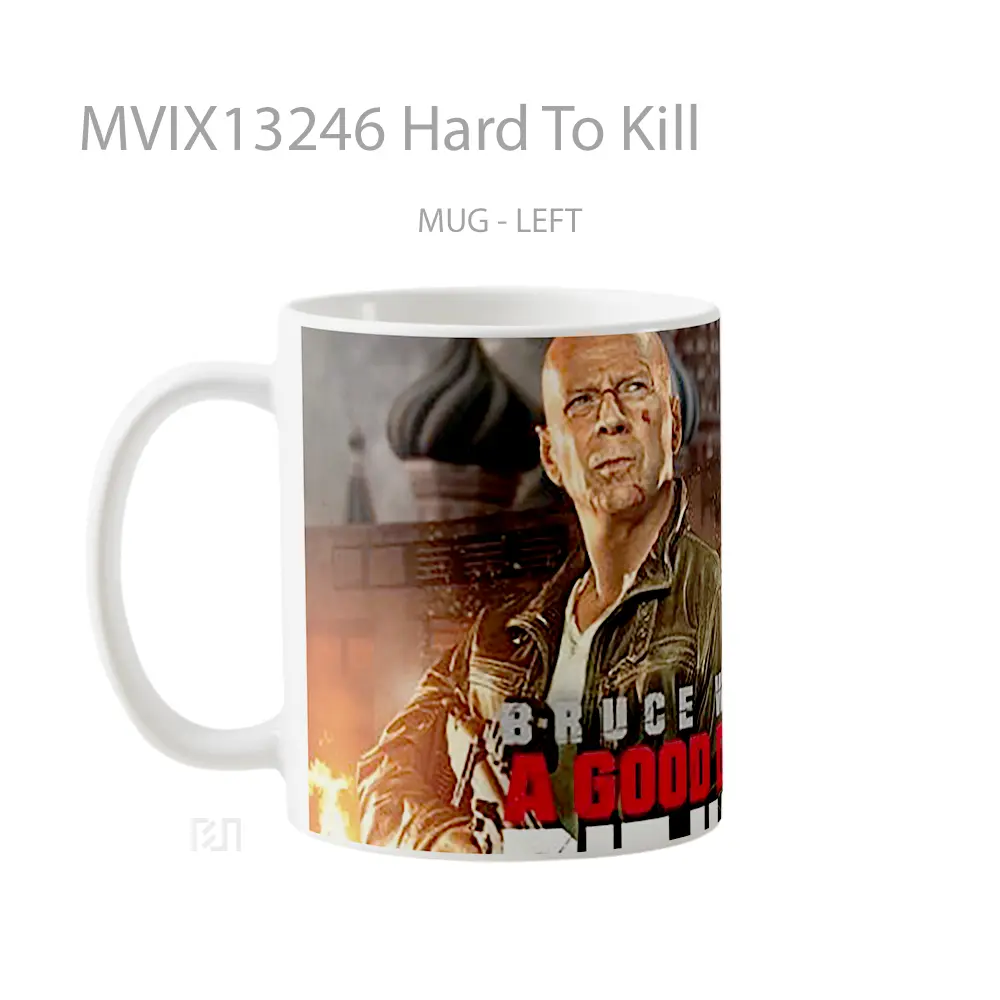 Mug Hard To Kill Gelas Keramik Unik - All-side / Desain