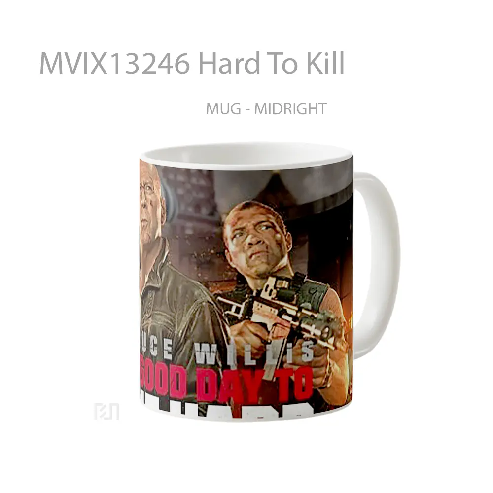 Mug Hard To Kill Gelas Keramik Unik - All-side / Desain