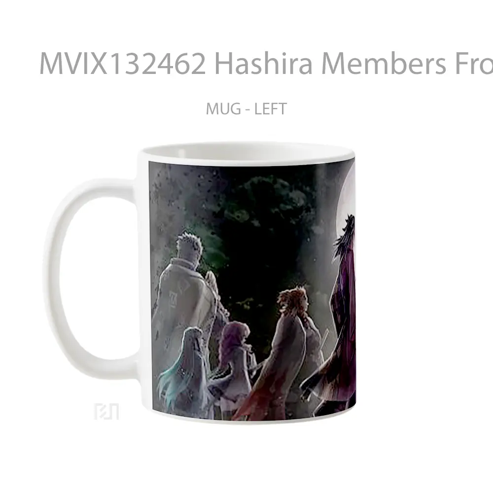 Mug Hashira Members From Demon Slayer Cangkir Anime - All-side / Desain