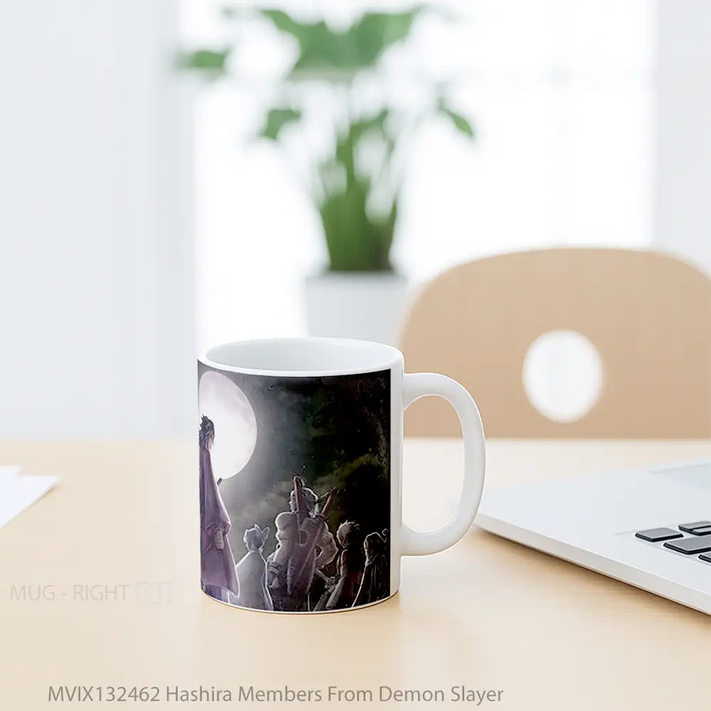 Mug Hashira Members From Demon Slayer Cangkir Anime - All-side / Desain