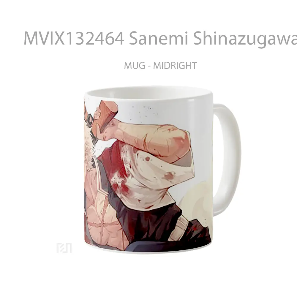 Mug Sanemi Shinazugawa From Demon Slayer V1 Cangkir Anime - All-side / Desain