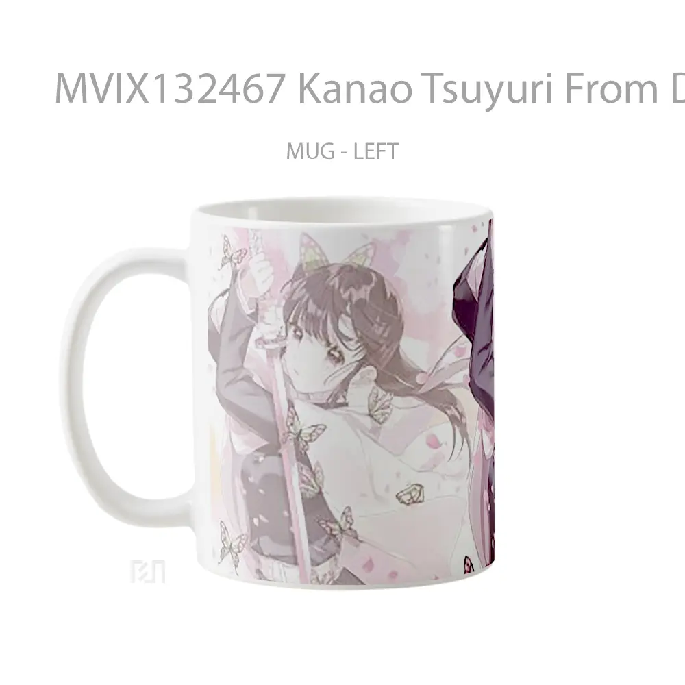 Mug Kanao Tsuyuri From Demon Slayer V1 Cangkir Anime - All-side / Desain