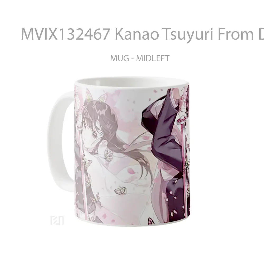 Mug Kanao Tsuyuri From Demon Slayer V1 Cangkir Anime - All-side / Desain