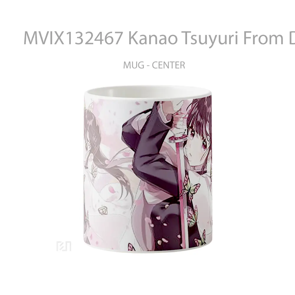 Mug Kanao Tsuyuri From Demon Slayer V1 Cangkir Anime