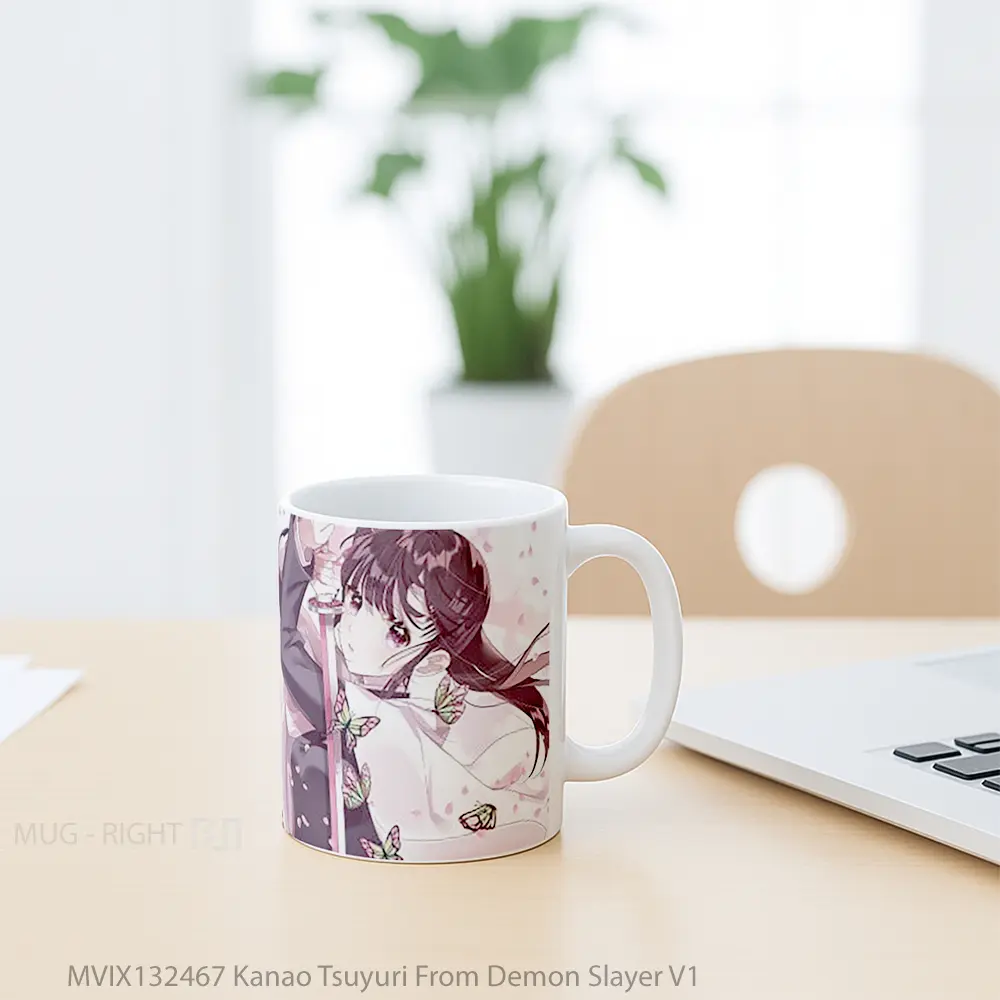 Mug Kanao Tsuyuri From Demon Slayer V1 Cangkir Anime - All-side / Desain