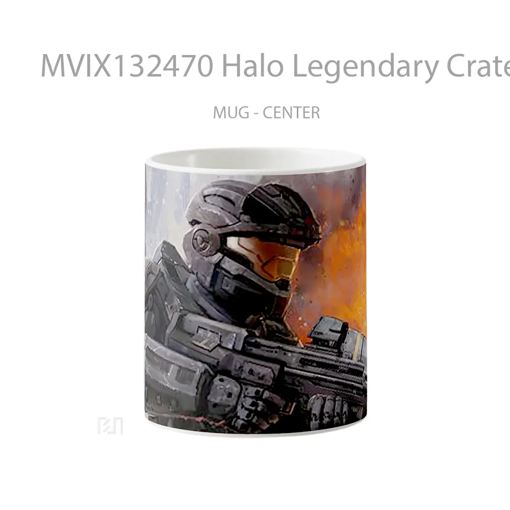 Mug Halo Legendary Crate Cangkir Gamer