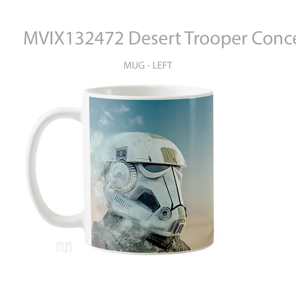 Mug Desert Trooper Concept Gelas Pemandangan Alam - All-side / Desain