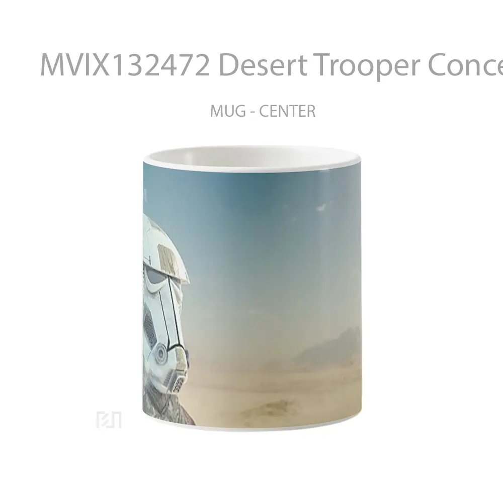 Mug Desert Trooper Concept Gelas Pemandangan Alam