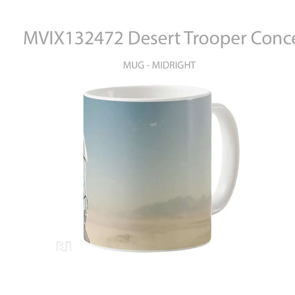 Mug Desert Trooper Concept Gelas Pemandangan Alam - All-side / Desain