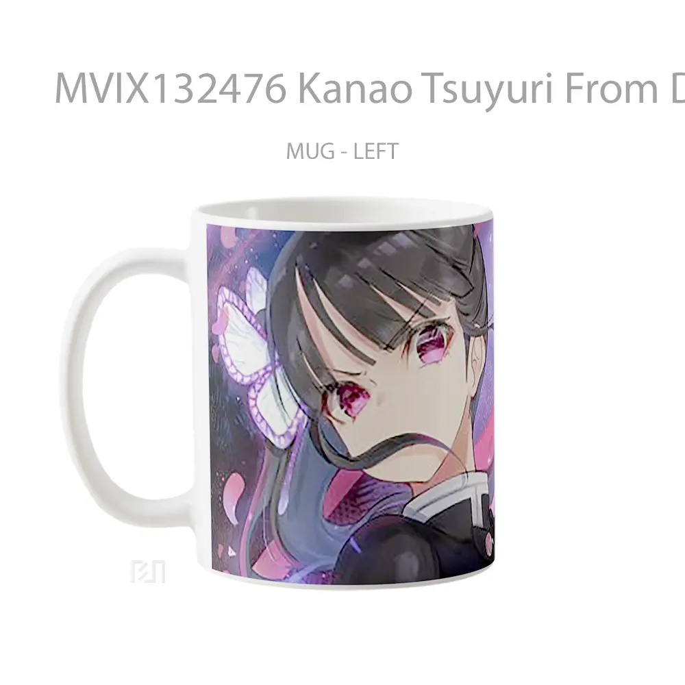 Mug Kanao Tsuyuri From Demon Slayer V2 Cangkir Anime - All-side / Desain