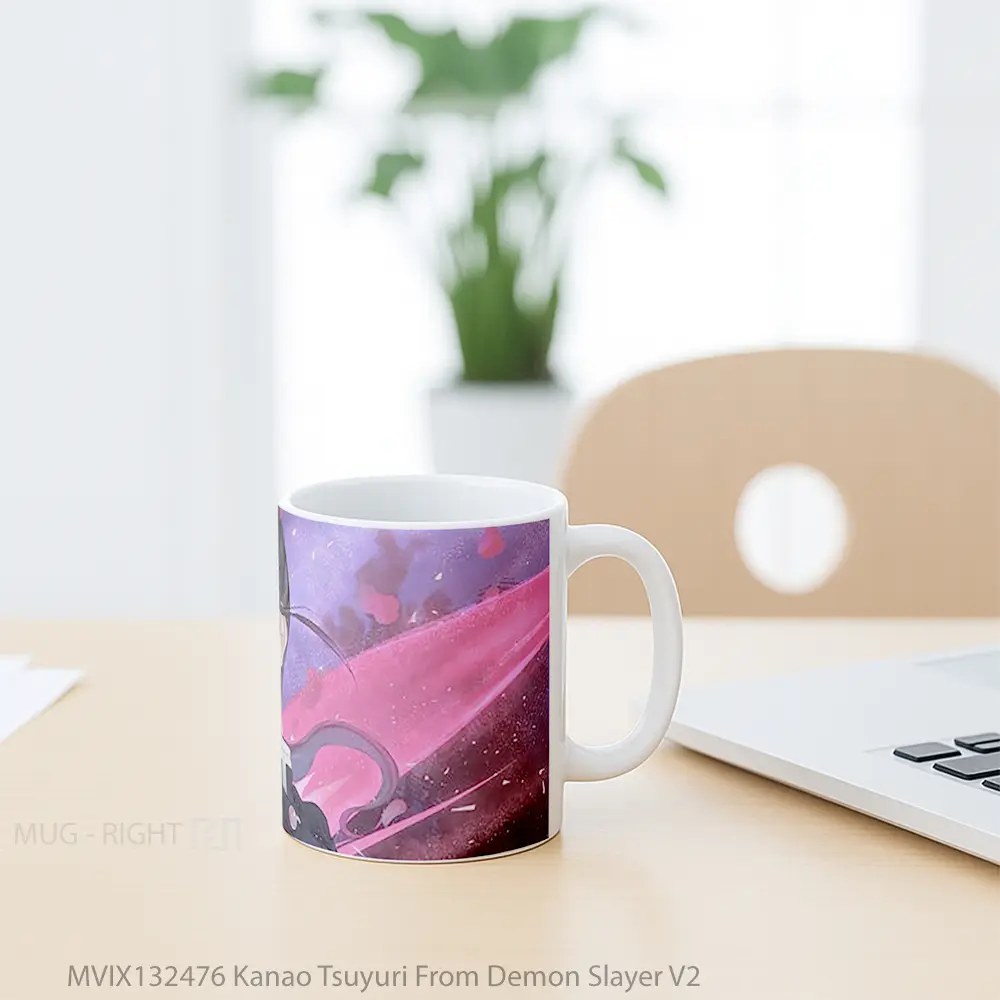 Mug Kanao Tsuyuri From Demon Slayer V2 Cangkir Anime - All-side / Desain