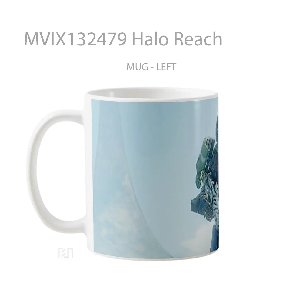 Mug Halo Reach Cangkir Gamer - All-side / Desain