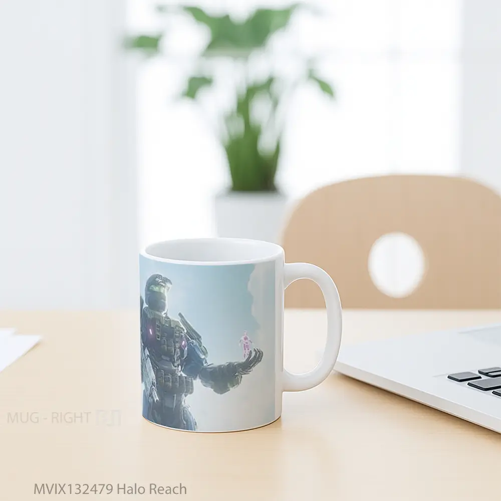Mug Halo Reach Cangkir Gamer - All-side / Desain