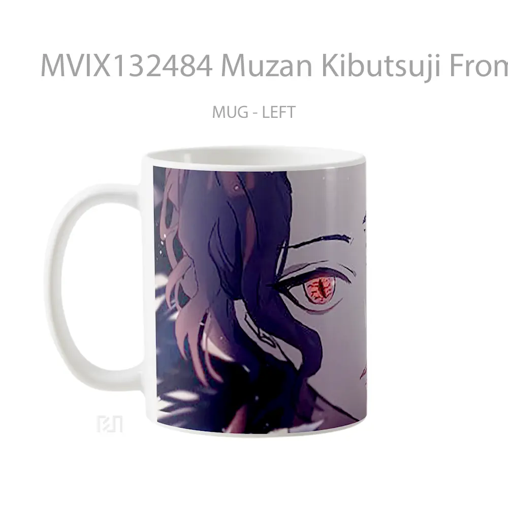 Mug Muzan Kibutsuji From Demon Slayer V1 Cangkir Anime - All-side / Desain