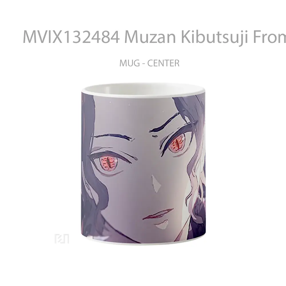 Mug Muzan Kibutsuji From Demon Slayer V1 Cangkir Anime