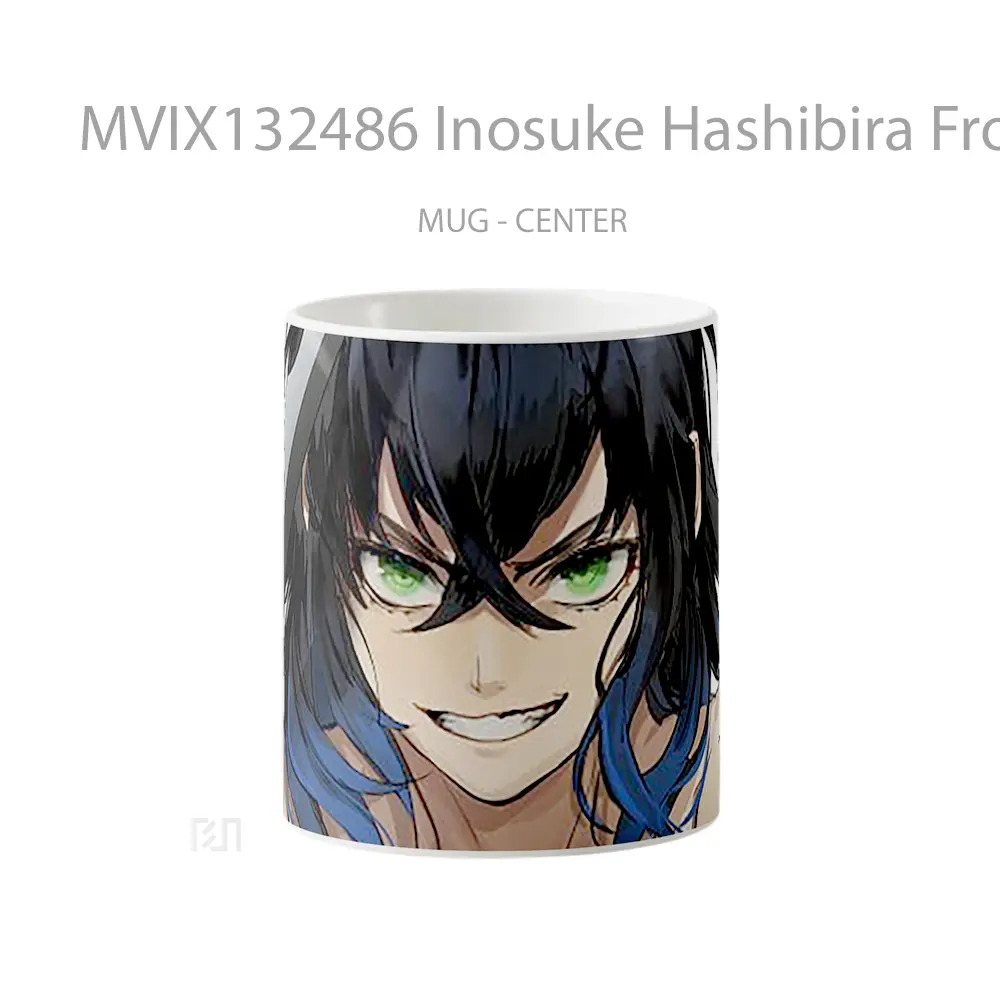 Mug Inosuke Hashibira From Demon Slayer V1 Cangkir Anime