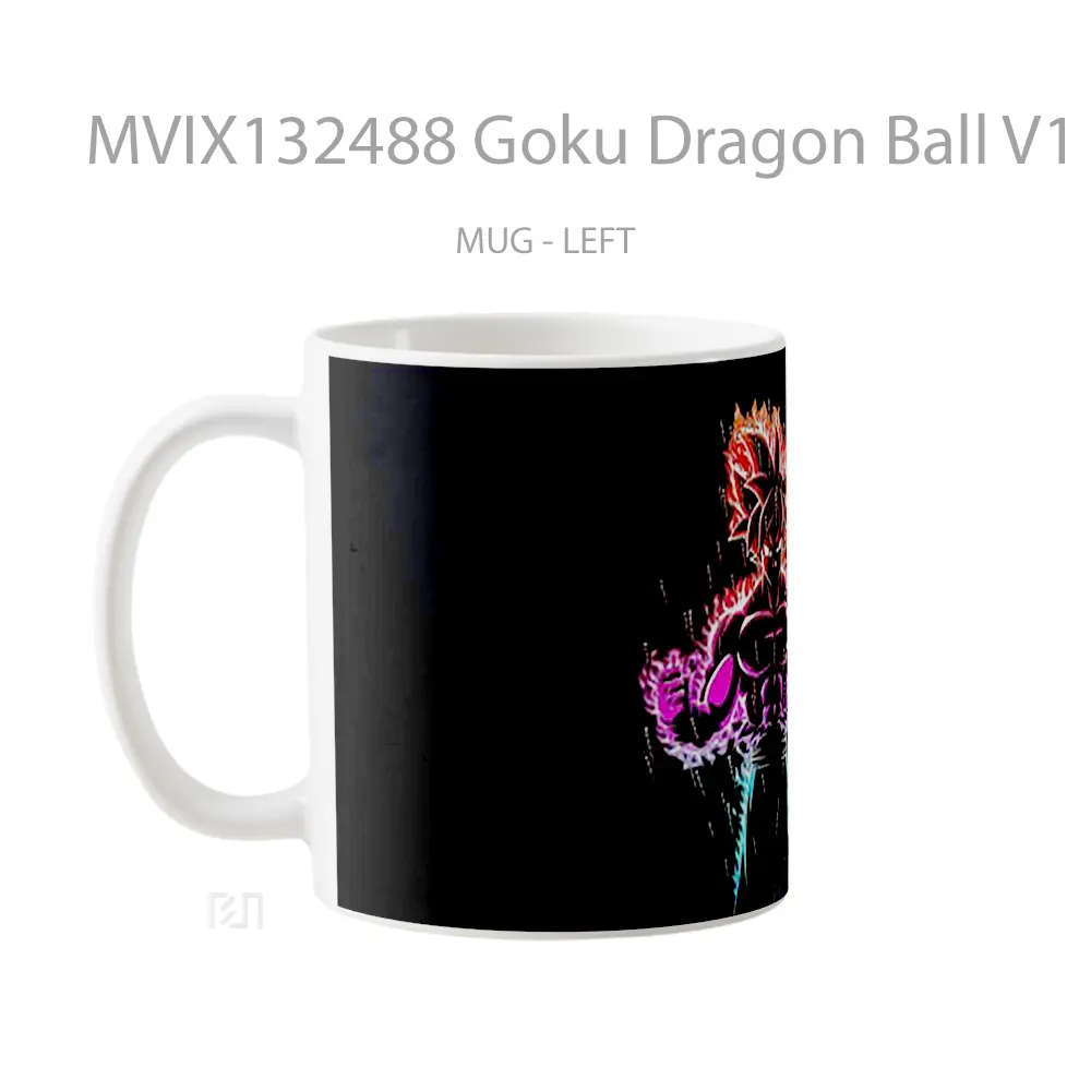 Mug Goku Dragon Ball V1 Cangkir Anime - All-side / Desain
