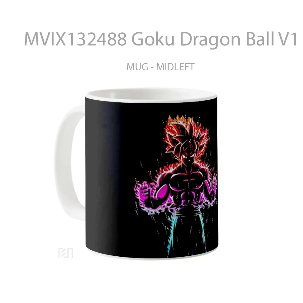 Mug Goku Dragon Ball V1 Cangkir Anime - All-side / Desain