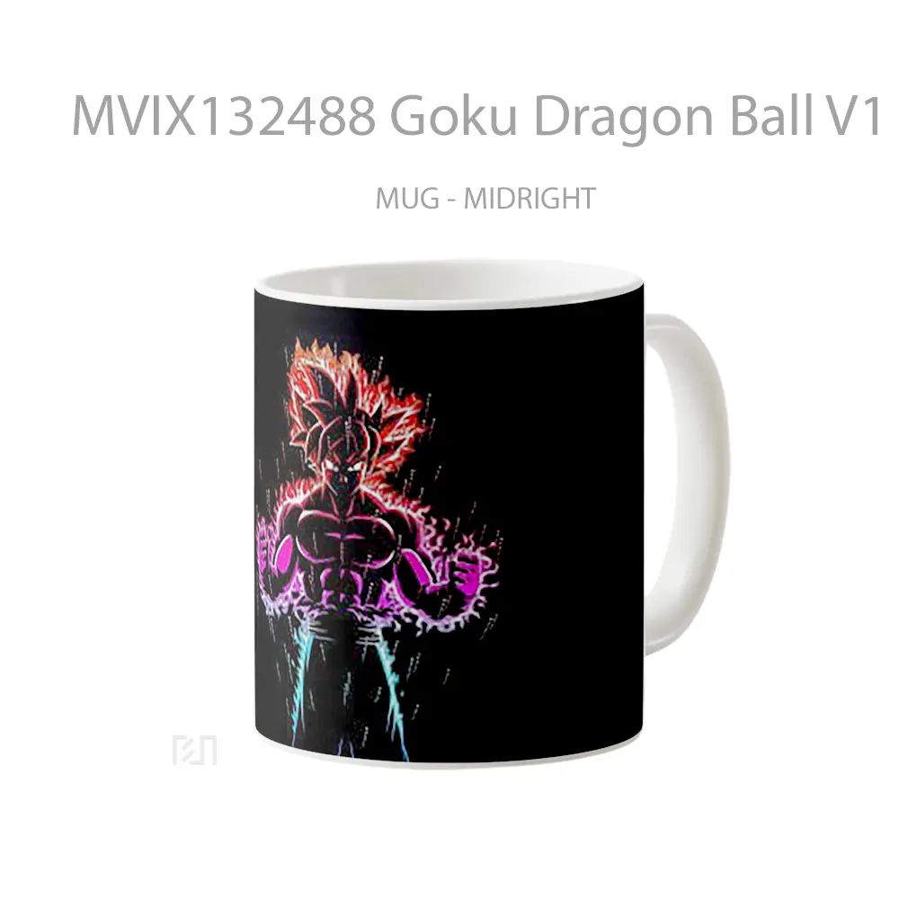 Mug Goku Dragon Ball V1 Cangkir Anime - All-side / Desain