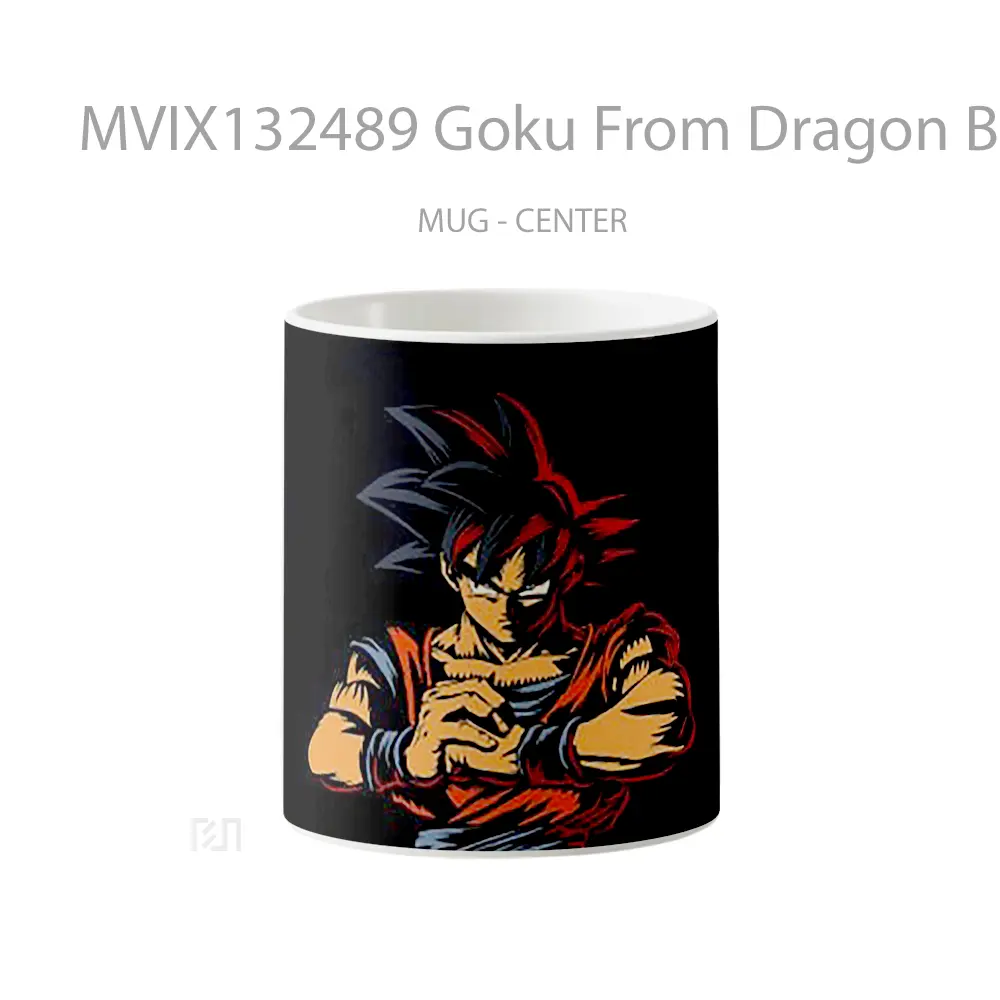 Mug Goku From Dragon Ball V2 Cangkir Anime