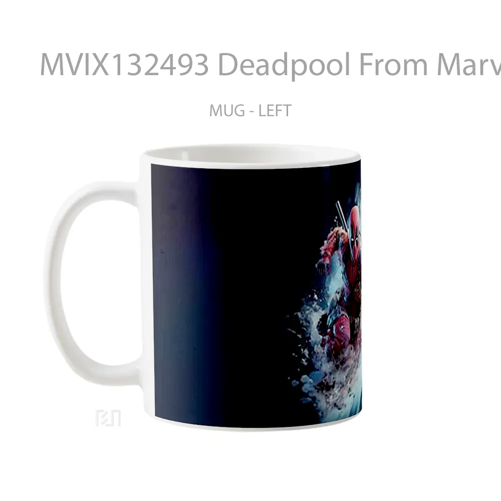 Mug Deadpool From Marvel Gelas Superhero - All-side / Desain