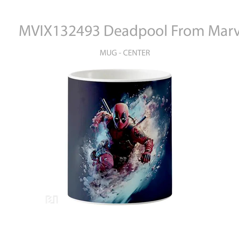 Mug Deadpool From Marvel Gelas Superhero