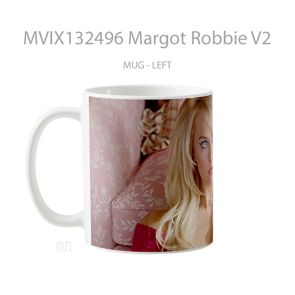 Mug Margot Robbie V2 Gelas Keramik Unik - All-side / Desain