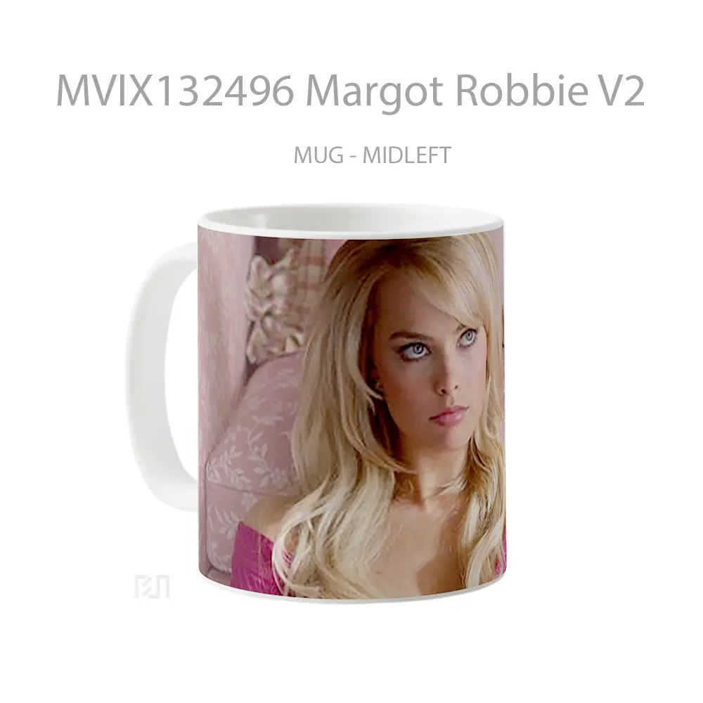 Mug Margot Robbie V2 Gelas Keramik Unik - All-side / Desain