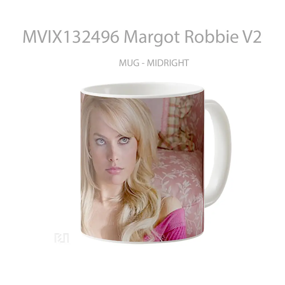 Mug Margot Robbie V2 Gelas Keramik Unik - All-side / Desain