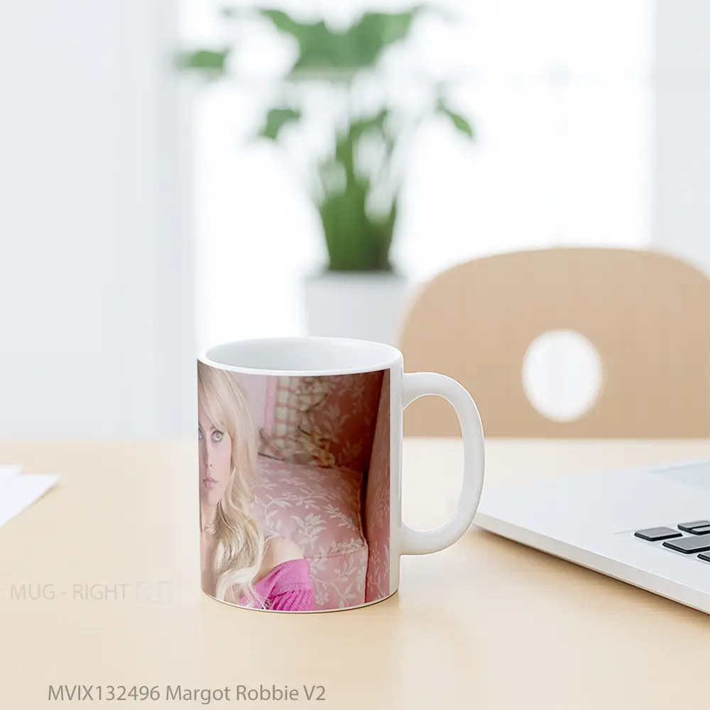 Mug Margot Robbie V2 Gelas Keramik Unik - All-side / Desain