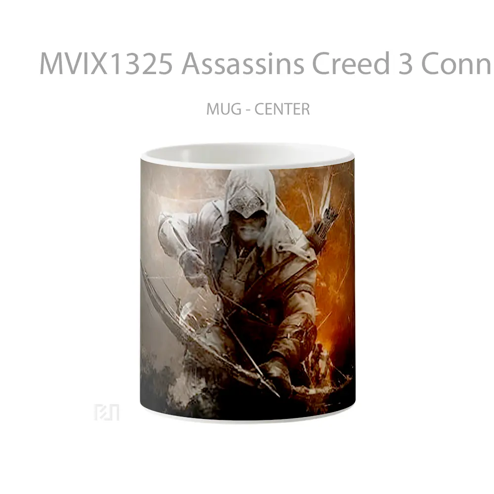 Mug Assassins Creed 3 Connor Cangkir Gamer
