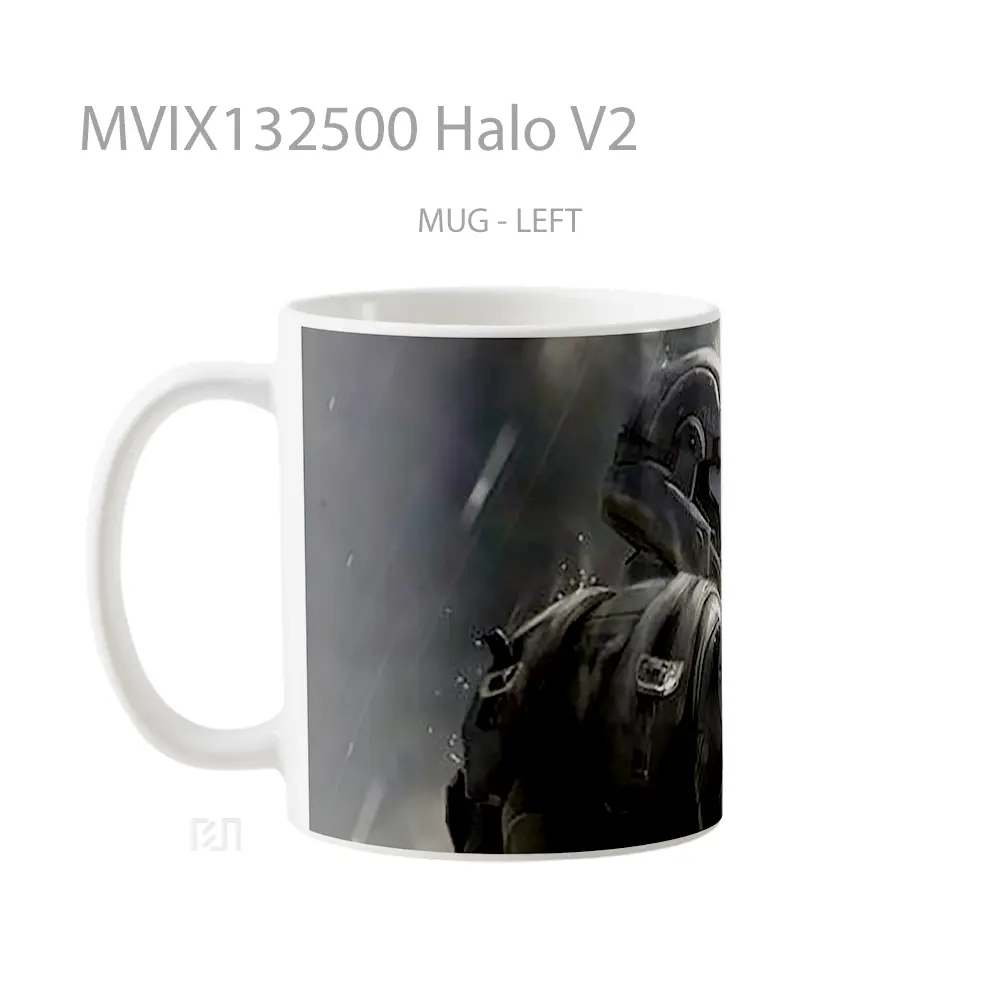 Mug Halo V2 Cangkir Gamer - All-side / Desain