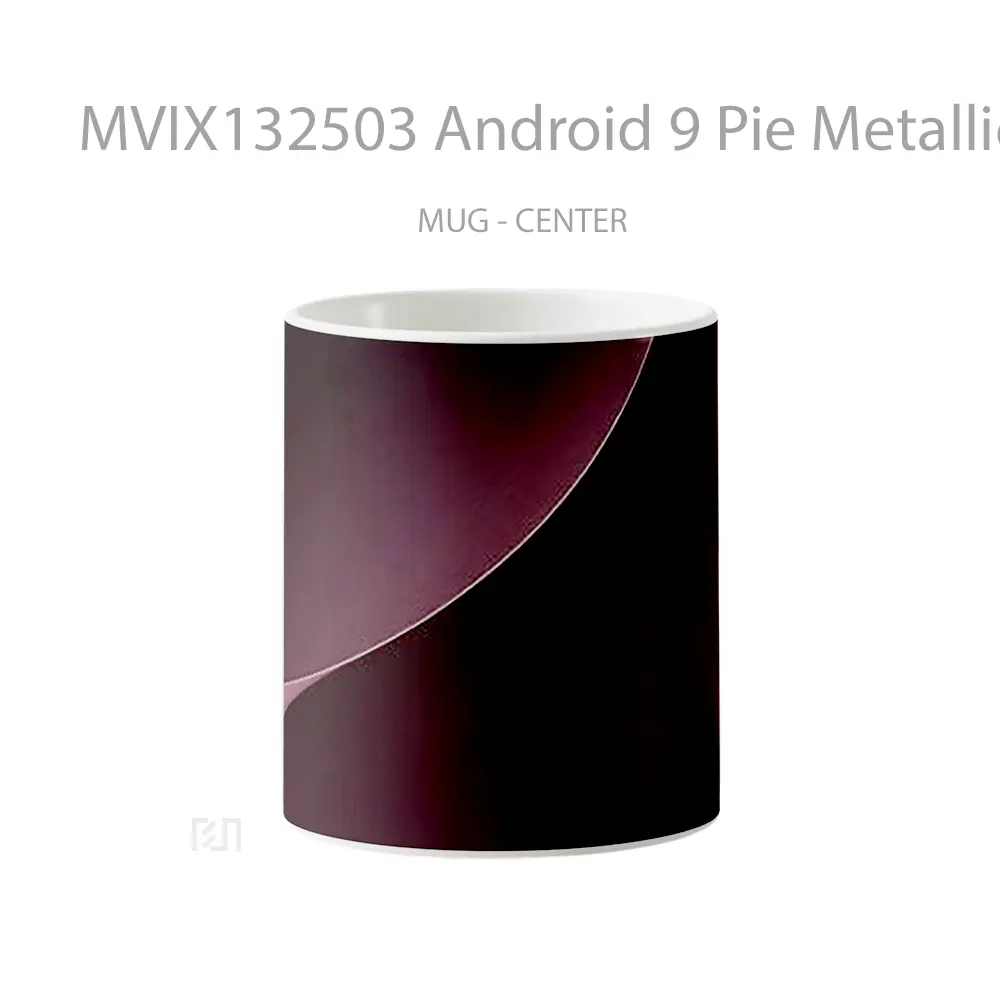 Mug Android 9 Pie Metallic Pink Gelas Keramik Unik