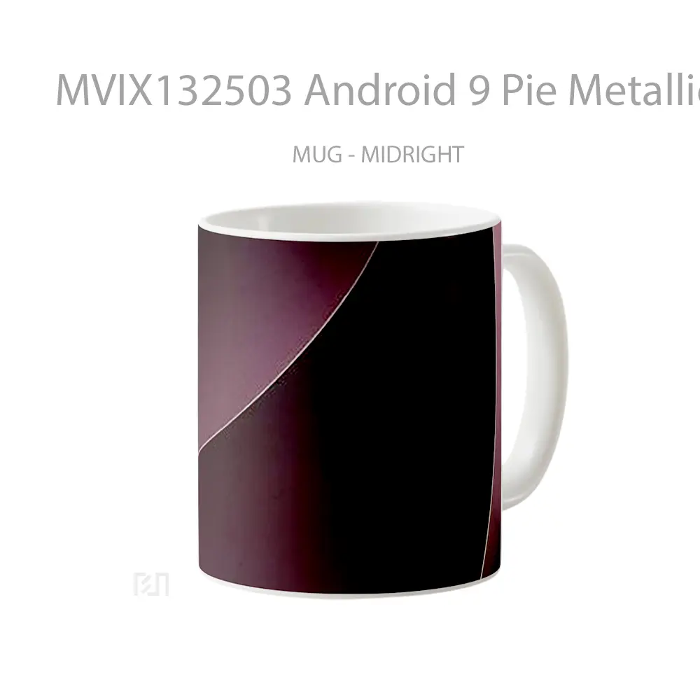 Mug Android 9 Pie Metallic Pink Gelas Keramik Unik - All-side / Desain