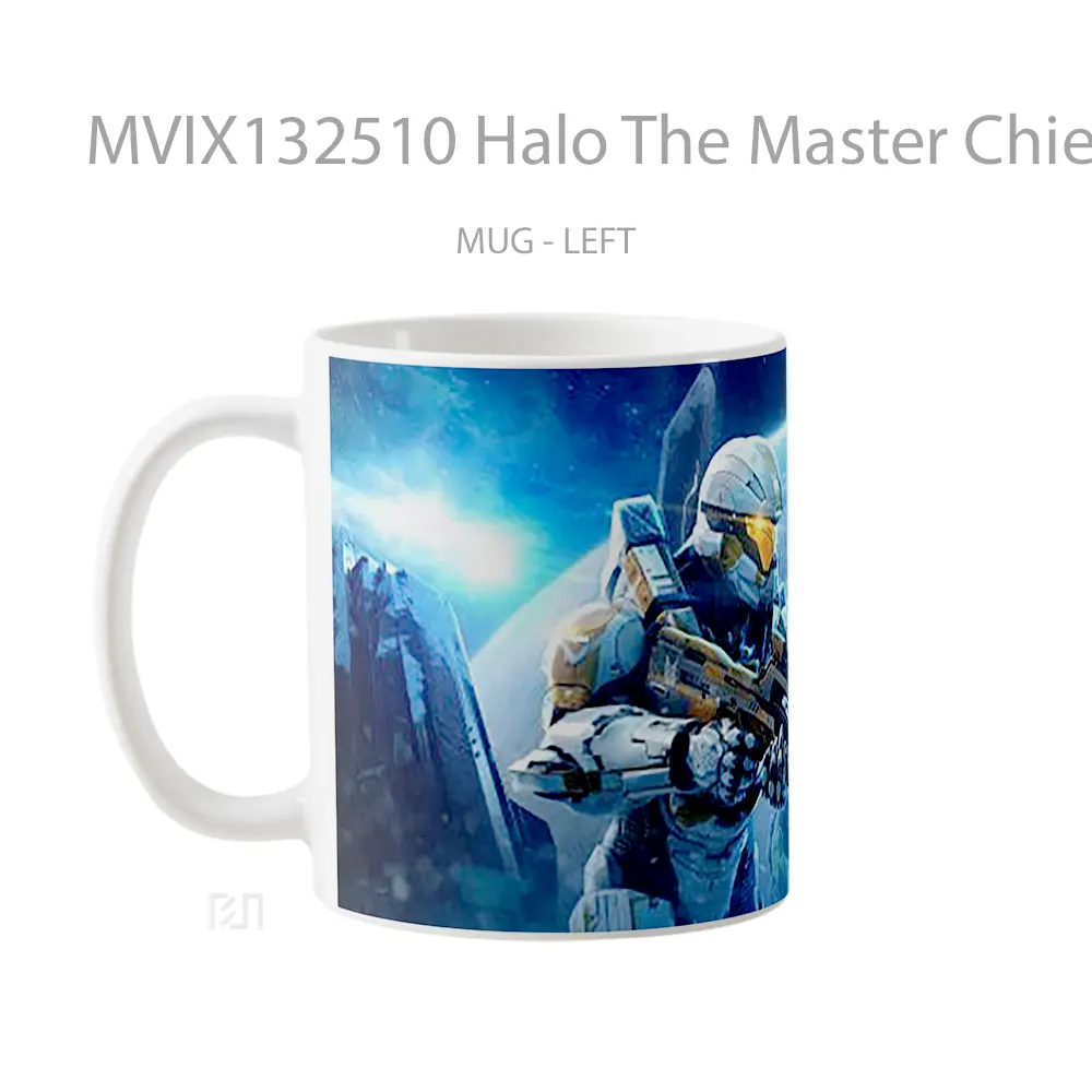 Mug Halo The Master Chief Collection V1 Cangkir Gamer - All-side / Desain