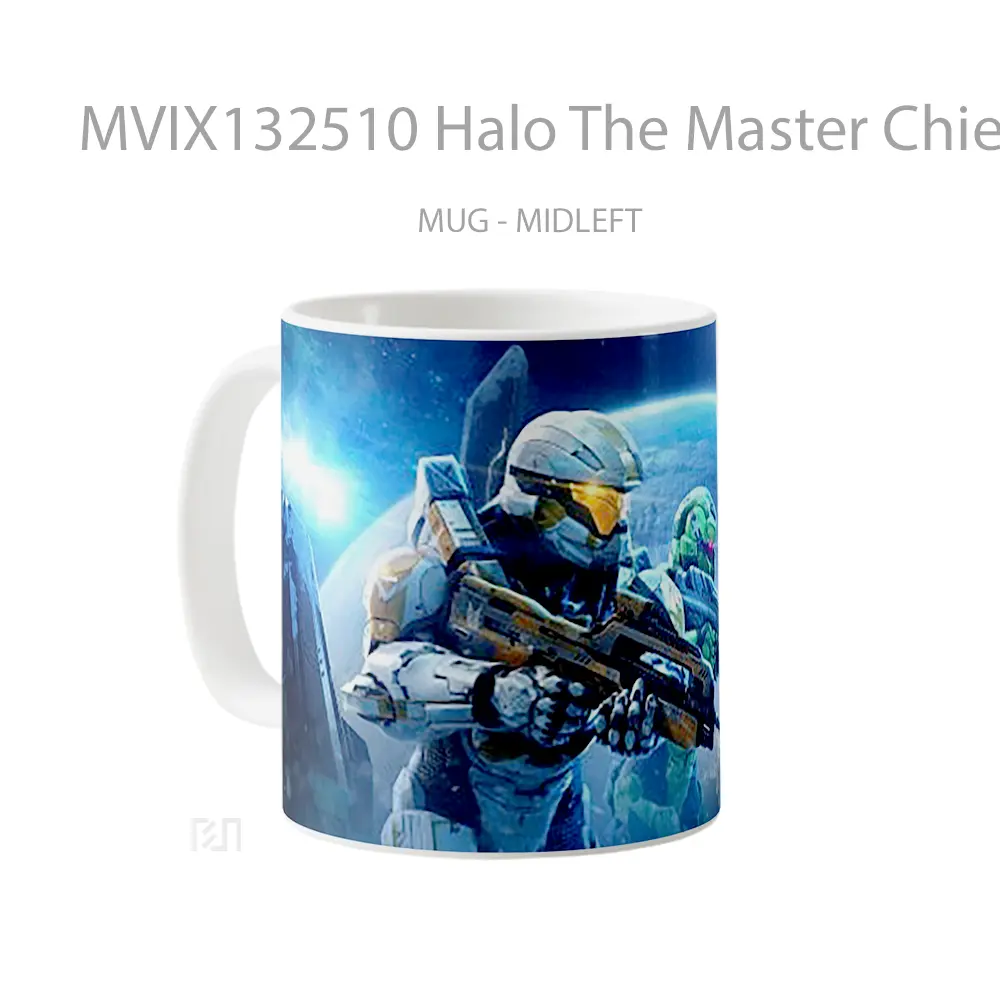 Mug Halo The Master Chief Collection V1 Cangkir Gamer - All-side / Desain