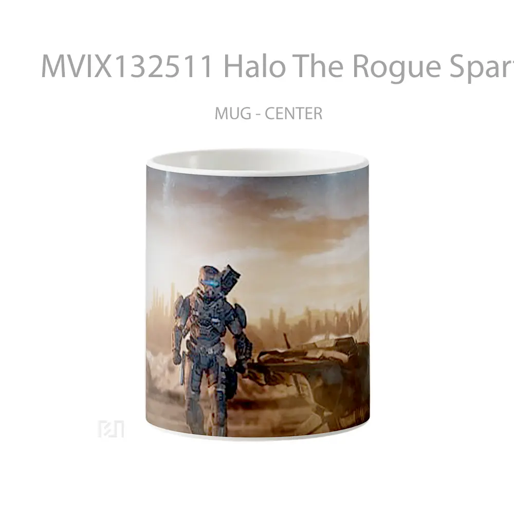 Mug Halo The Rogue Spartan Cangkir Gamer