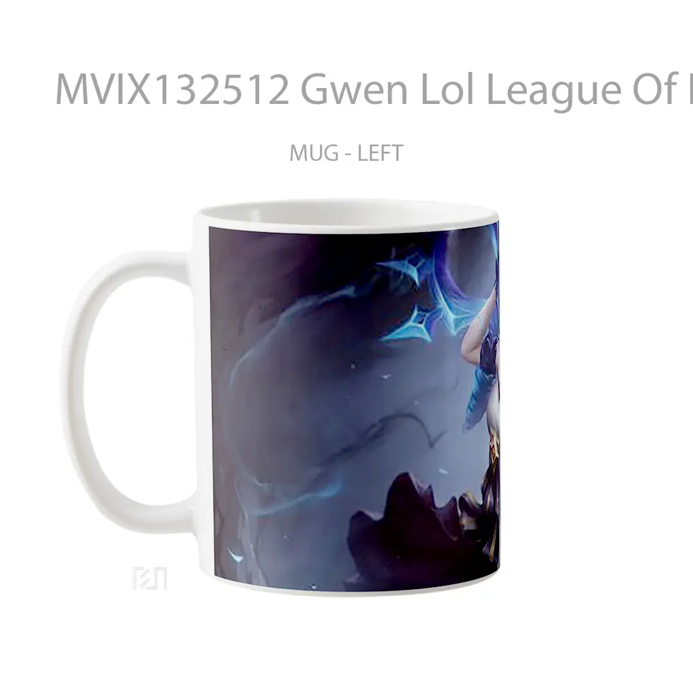 Mug Gwen Lol League Of Legends V1 Cangkir Gamer - All-side / Desain