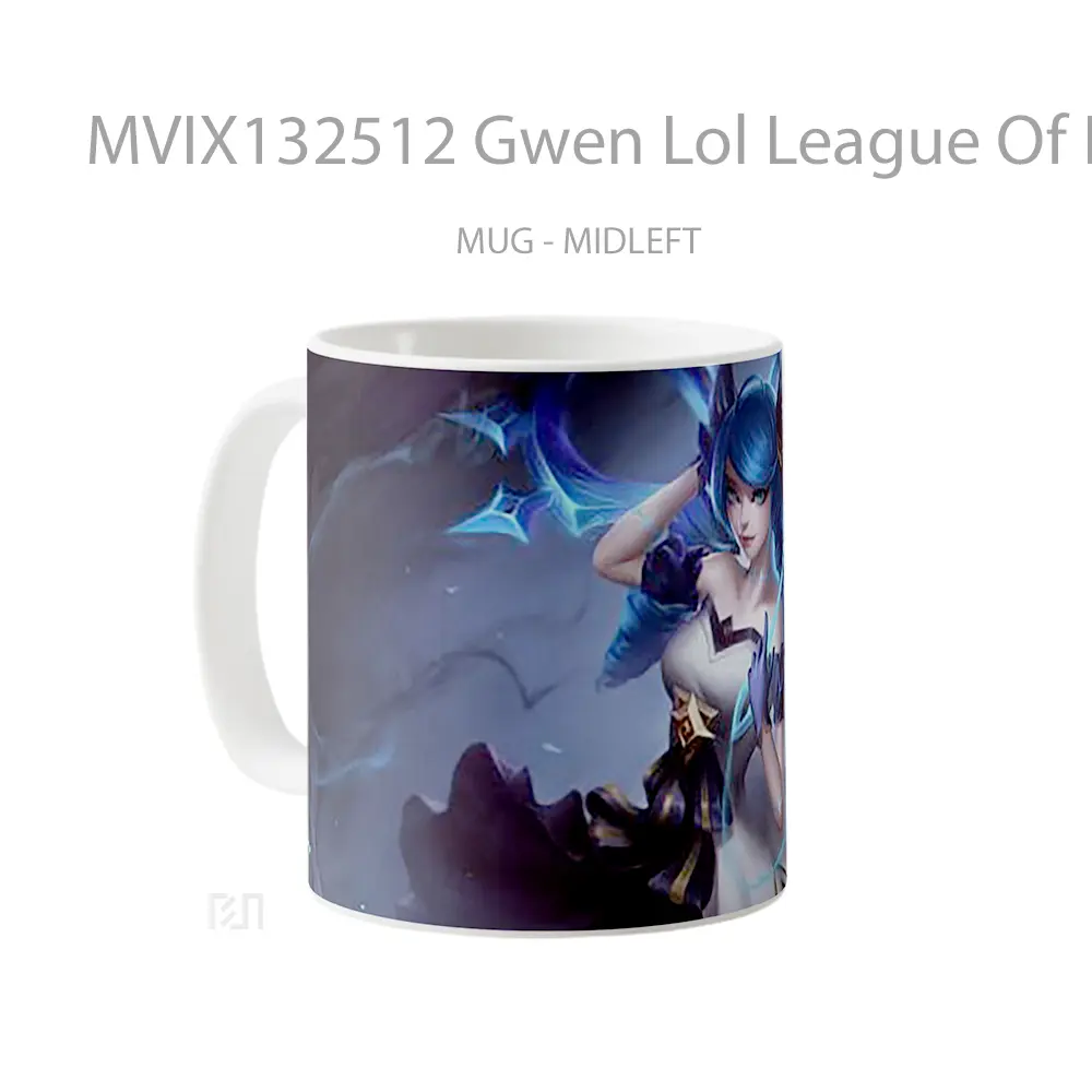 Mug Gwen Lol League Of Legends V1 Cangkir Gamer - All-side / Desain