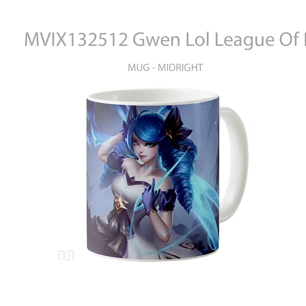 Mug Gwen Lol League Of Legends V1 Cangkir Gamer - All-side / Desain