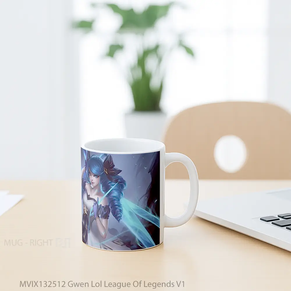 Mug Gwen Lol League Of Legends V1 Cangkir Gamer - All-side / Desain