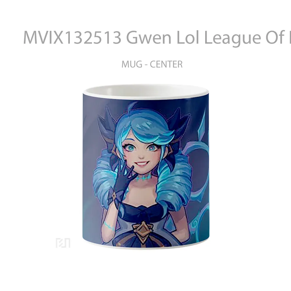 Mug Gwen Lol League Of Legends Illustration Cangkir Gamer